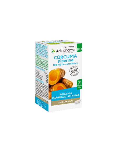 Arkocápsulas Cúrcuma 40 cápsulas