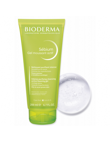 Bioderma Sebium Gel Moussant Actif 200ml
