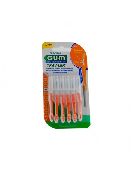Gum 1412 Cepillo Interdental Trav-Ler 0.9Mm