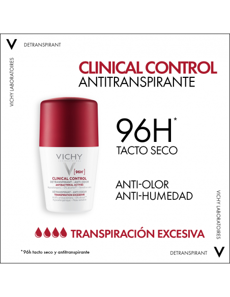 Vichy Clinical Control Desodorante 96h