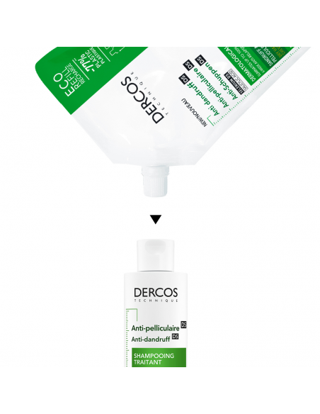 Vichy Dercos Technique Ecorefill Champú Anticaspa DS-Cabello seco 500 ml