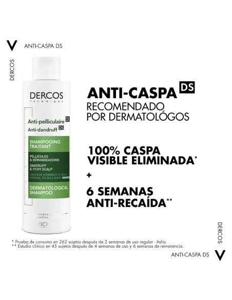 Vichy Dercos Technique Champú Anticaspa Grasa 200 ml