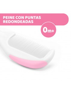 Chicco Cepillo y Peine Rosa 2