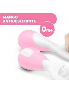 Chicco Cepillo y Peine Rosa 2