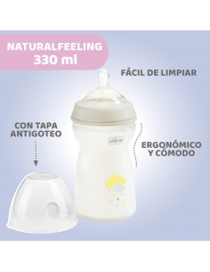 Chicco Step Up Bib Flu.Pap 6M+ 330 ml 2
