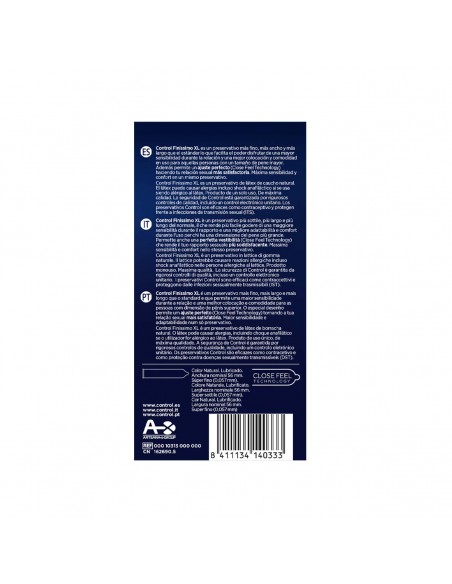 Control Finissimo XL Preservativos 12 unidades