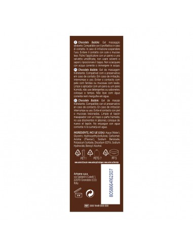 Control Gel de masaje 3 en 1 Bubble Chocolate 200 ml