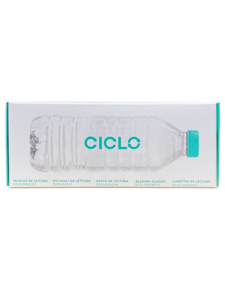 Ciclo Gafas Letras Negra Mate +1.50