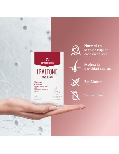 Iraltone AGA Plus 60 cápsulas