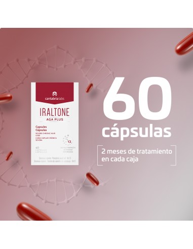 Iraltone AGA Plus 60 cápsulas