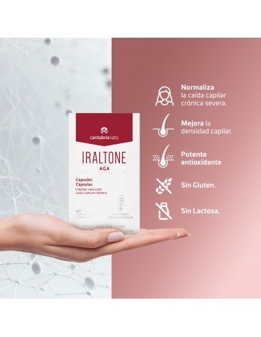 Iraltone AGA 60 cápsulas