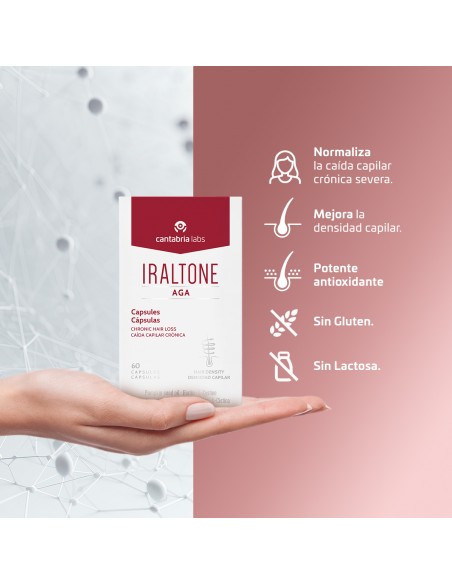 Iraltone AGA 60 cápsulas