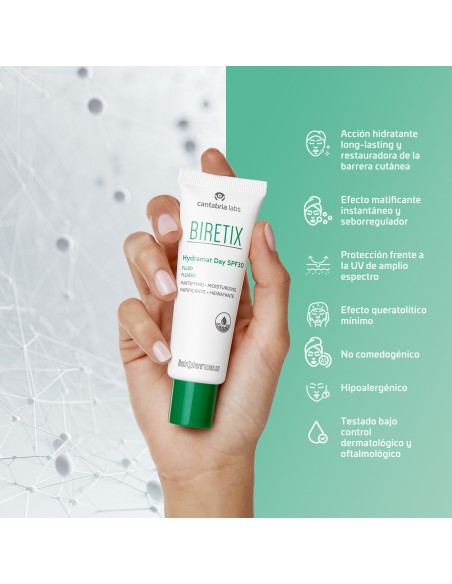 Biretix Hydramat Fluido Matificante Día SPF30 50 ml