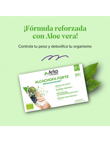 Arkofluido Alcachofa Forte 20 ampollas bebibles
