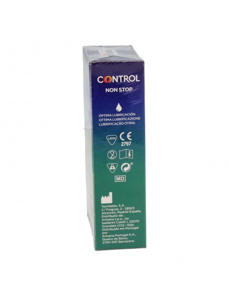 Control Preservativos Non Stop Dots & Lines 12 unidades