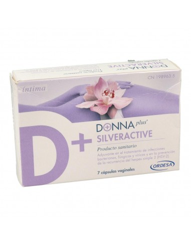 Donna Plus Silveractive 7 Cap Vaginales