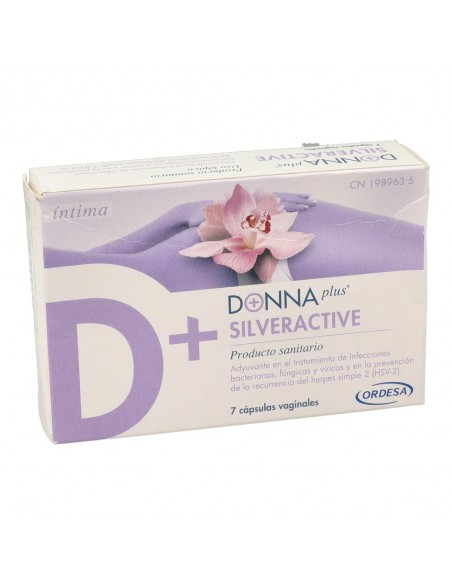 Donna Plus Silveractive 7 Cap Vaginales