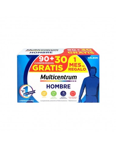 Multicentrum Pack Hombre 90+30 comprimidos