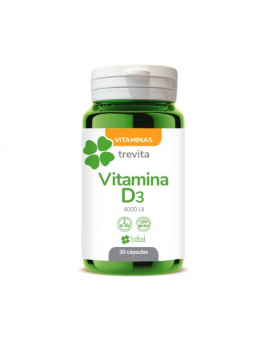 Trevita Vitamina D3 30 cápsulas